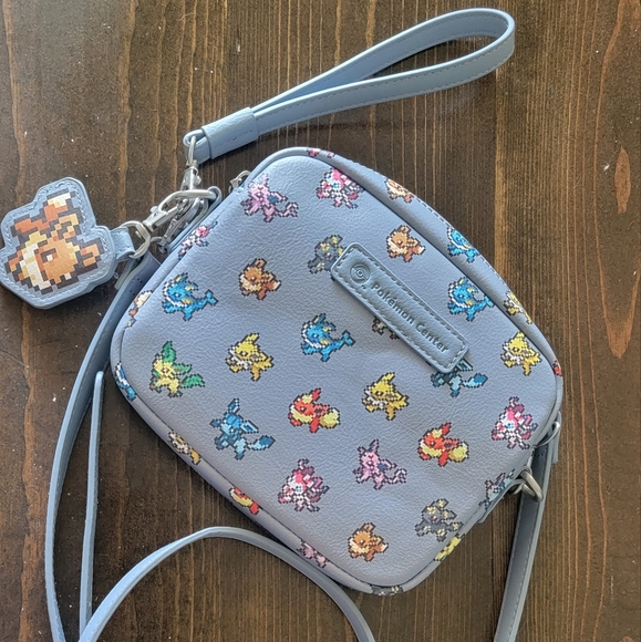 Pokemon Handbags - Pokemon Gray Multicolor Clutch Wristlet